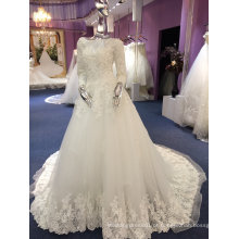 A Line / Princess Full Sleeve de alta qualidade ODM vestido de noiva